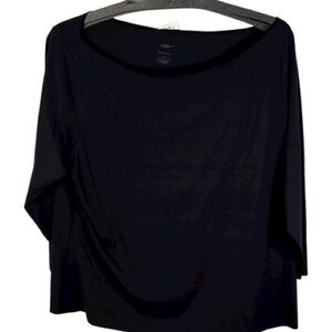Nike Top Black  Yoga Dri-Fit 3/4 Sleeve Boatneck in Size 2X‎  NWT